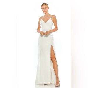 NWT Mac Duggal SWEETHEART EVENING GOWN W/ RHINESTONE ACCENTS 0